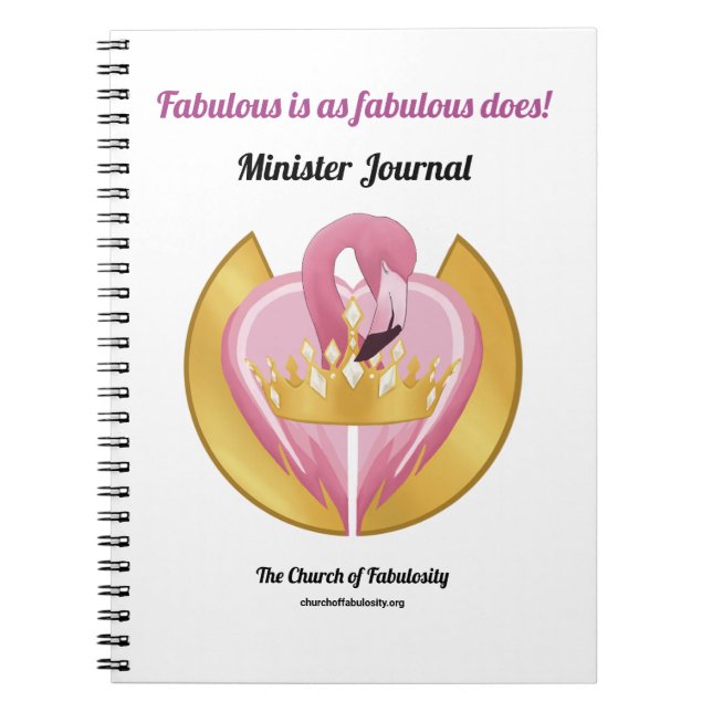 Church of Fabulosity Minister Journal (Front)