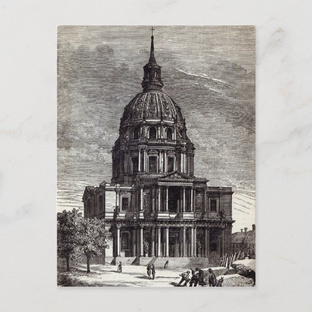 Church of Invalides, containing Tomb of Postcard (Front)