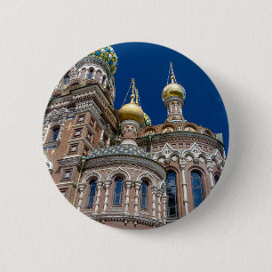 Church of Our Saviour on The Spilled Blood 2 Inch Round Button