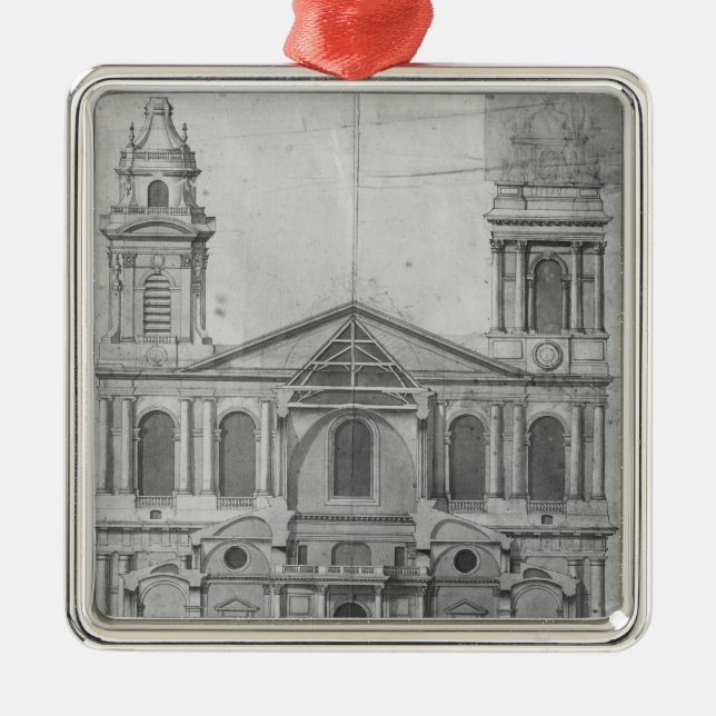 Church of Saint-Sulpice Metal Ornament (Front)