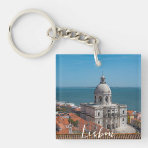 Church of Santa Engracia in Lisbon, Portugal Keychain