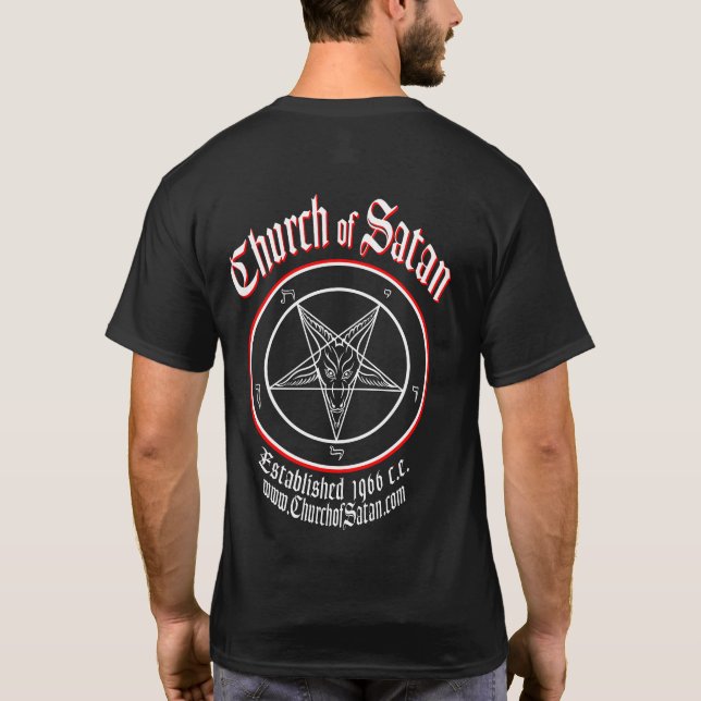 Church of Satan 2-sided shirt (Back)