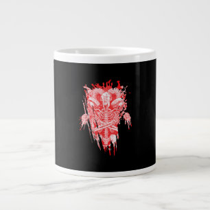 Church Of Satan Gift All Hail Goat Satanic Baphome Large Coffee Mug