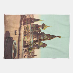 Church of St. Basil, Red Square Moscow Kitchen Towel