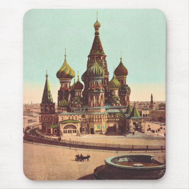 Church of St. Basil, Red Square Moscow Mouse Pad (Front)