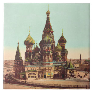 Church of St. Basil, Red Square Moscow Tile