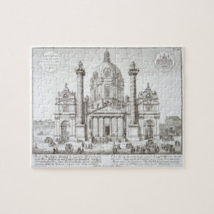 Church of St. Charles Borromeo (1538-84), Vienna, Jigsaw Puzzle