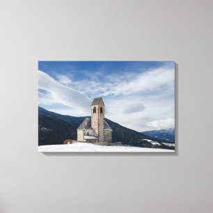 Church of St. Jakob in Villnöss canvas print