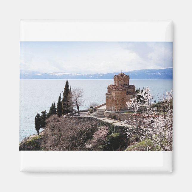 Church of St John at Kaneo in Ohrid Magnet (Front)