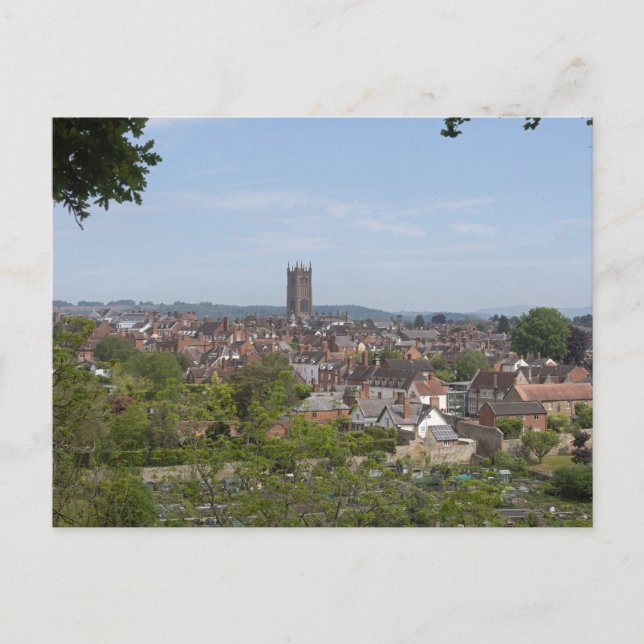 Church of St Laurence Ludlow Postcard (Front)