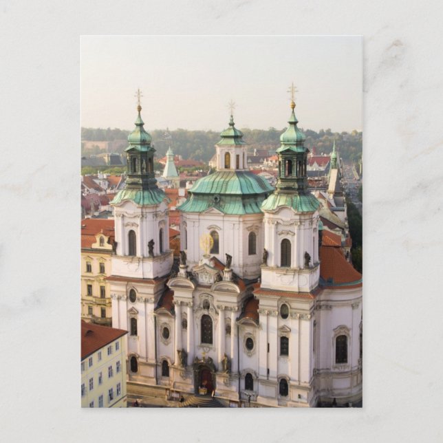 Church of St. Nicholas in Prague Postcard (Front)