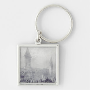 Church of the Abbey of Saint Philibert at Tounus Keychain