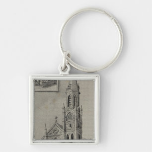 Church of the Assumption, Ansonia, Conn Keychain