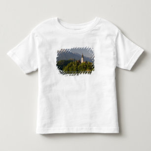 Church of the Assumption on island in Lake Toddler T-shirt