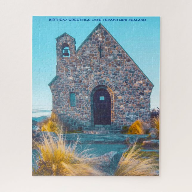 Church of the Good Shepherd, Lake Tekapo. Jigsaw Puzzle (Vertical)