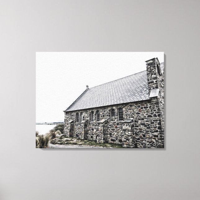 Church of the Good Shepherd New Zealand Canvas Print (Front)