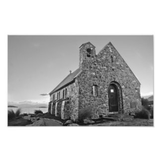 church of the good shepherd, new zealand photo print