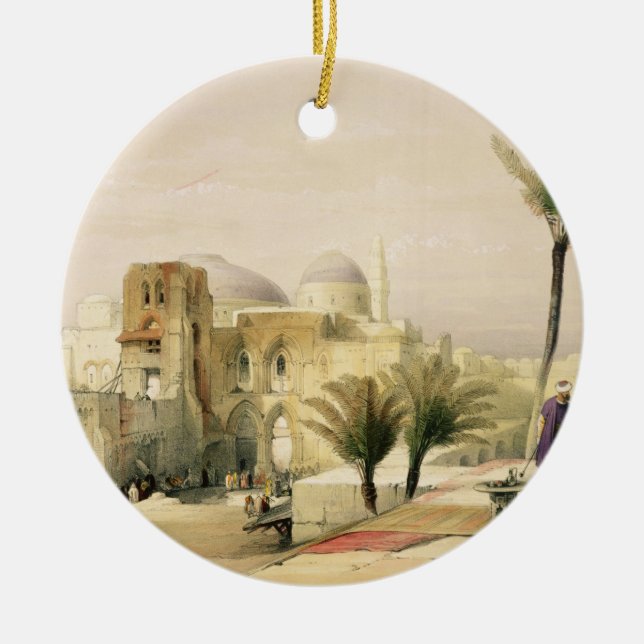 Church of the Holy Sepulchre, Jerusalem, plate 11 Ceramic Ornament (Front)