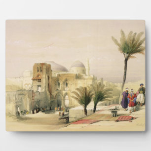 Church of the Holy Sepulchre, Jerusalem, plate 11 Plaque