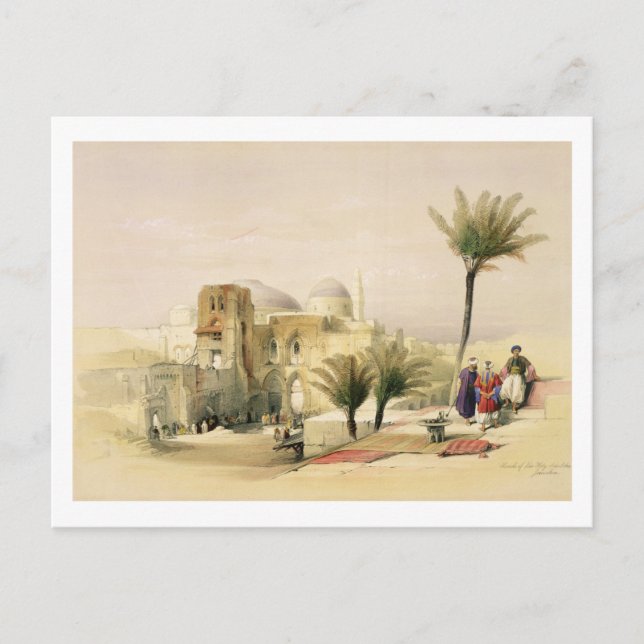 Church of the Holy Sepulchre, Jerusalem, plate 11 Postcard (Front)