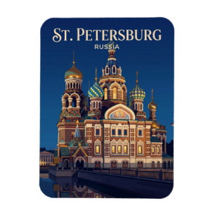 Church of the Saviour on Spilled Blood Russia Magnet