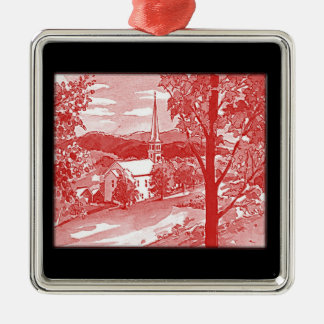 CHURCH ON THE HILL ORNAMENT