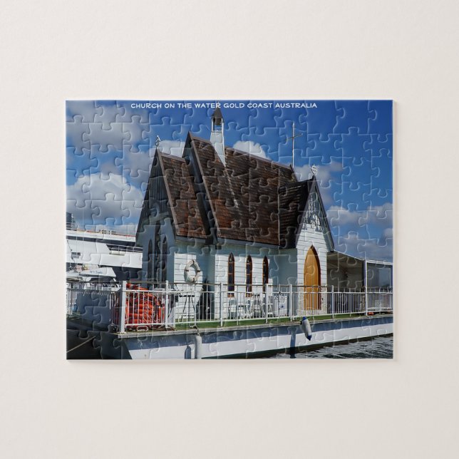 Church on the Water Gold Coast Australia Jigsaw Puzzle (Horizontal)