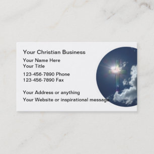 Church Or Christian Business Theme Card