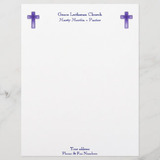 Church or Pastor Letterhead