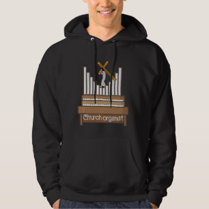 Church organist Pipe Organist Organ Musician 2 Hoodie