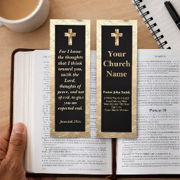 Church Pastor Black Gold Bible Verse