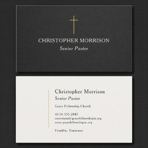 Church Pastor Business Card