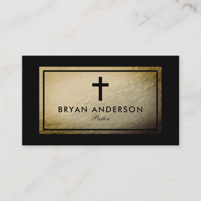Church Pastor Business Card (Front)