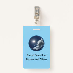Church Pastor Clergy Faith Name Badges