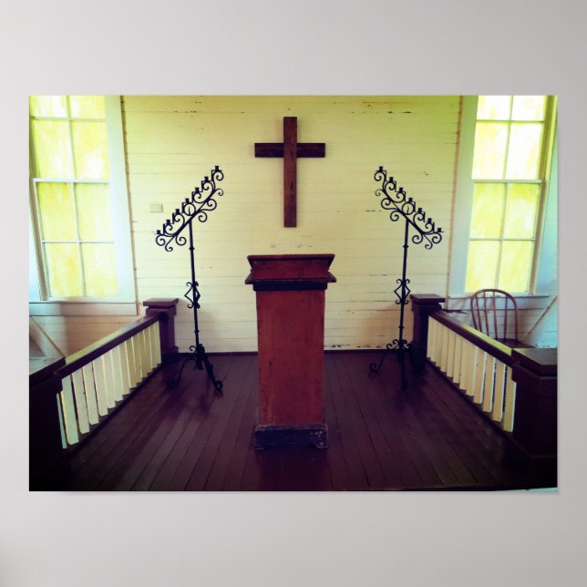 Church Podium 2 Poster (Front)