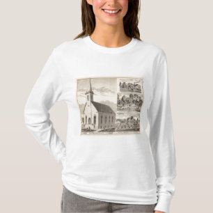 Church, residences & flouring mill T-Shirt