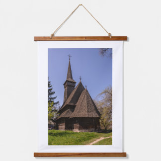 Church Romanian Village Hanging Tapestry