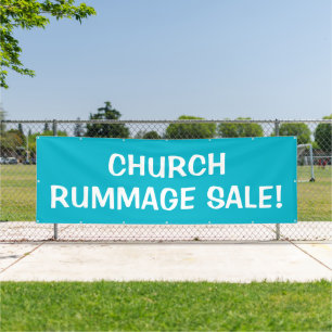 Church Rummage Sale! Large Banner