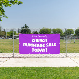 Church Rummage Sale! Personalized Banner
