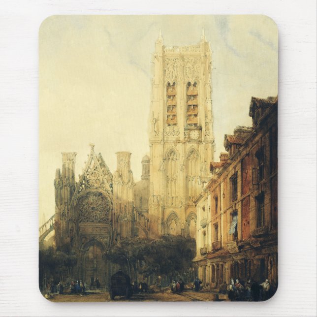 Church Saint-Jacques in Dieppe Mouse Pad (Front)