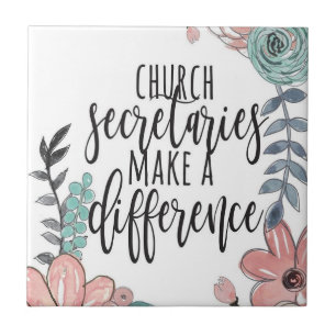 Church Secretaries Ceramic Tile