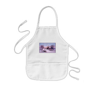 Church Services Christmas Eve Morning Kids Apron