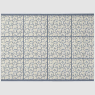 Church & Ships,Windmill & Boats,Delft-inspired Tissue Paper