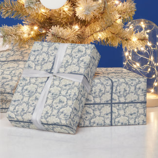 Church & Ships,Windmill & Boats,Delft-inspired Wrapping Paper