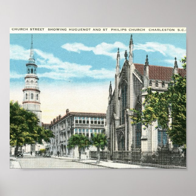 Church St., Charleston, South Carolina Poster (Front)