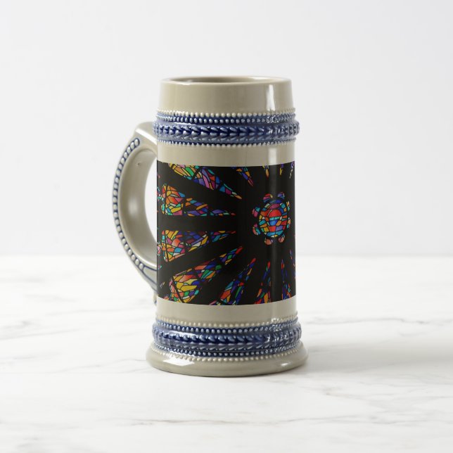 church stained glass windows colours beer stein (Front Left)