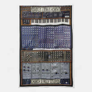 Church Street Synth Teatowels Kitchen Towel
