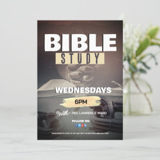 Church Sunday Service Customizable Flyer Design  Invitation