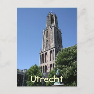 Church tower postcard