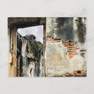 Church Wall, La Antigua Guatemala Postcard